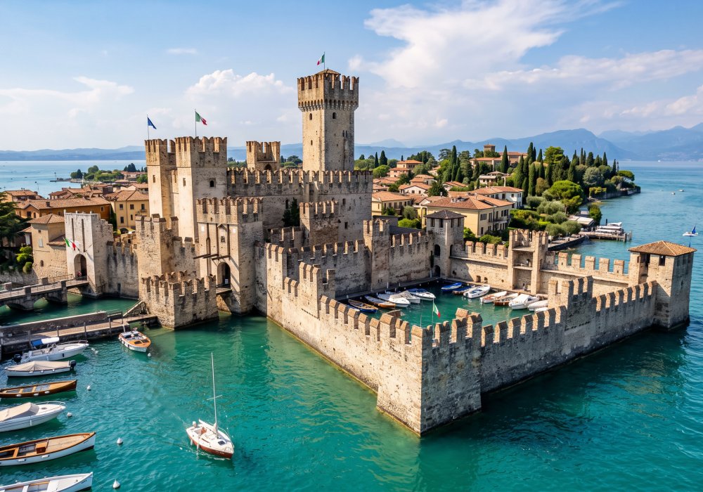 Il Garda che inizia dal castello